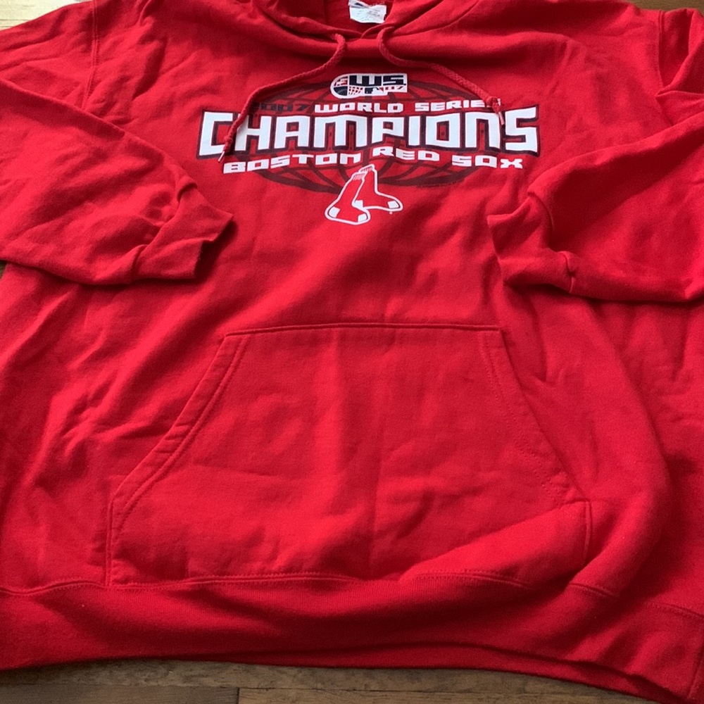 ⚾️Boston Red Sox 2007 Championship hooded sweatshirt. Size L. NWOT - Picture 4 of 6